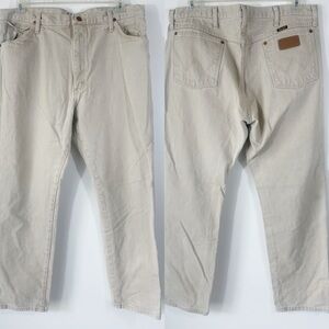 Wrangler Men’s Tan Denim Jeans 38X32